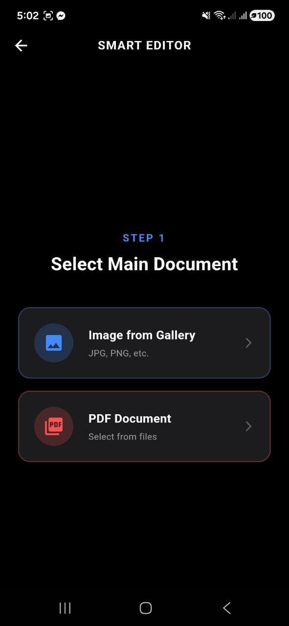 Smart Scan interface 2